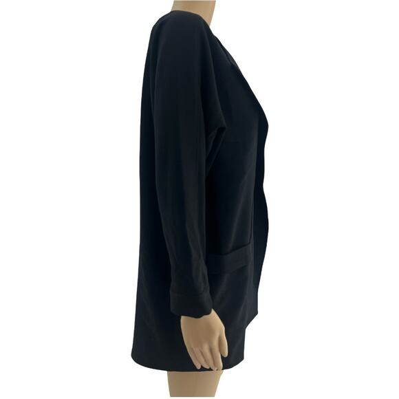 DR2 SMALL Daniel Rainn Black Long Sleeve Open front Blazer Jacket Womens - Picture 4 of 6